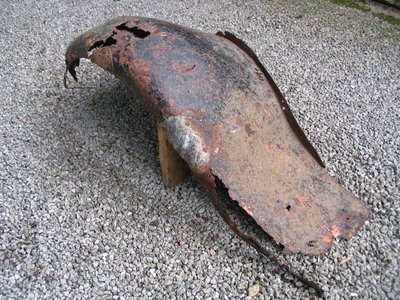 RHS rear - before